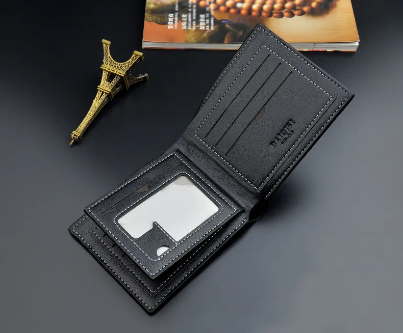 Produk Dompet Lipat Pria Kulit Premium Muat Banyak Kartu Fashionable
