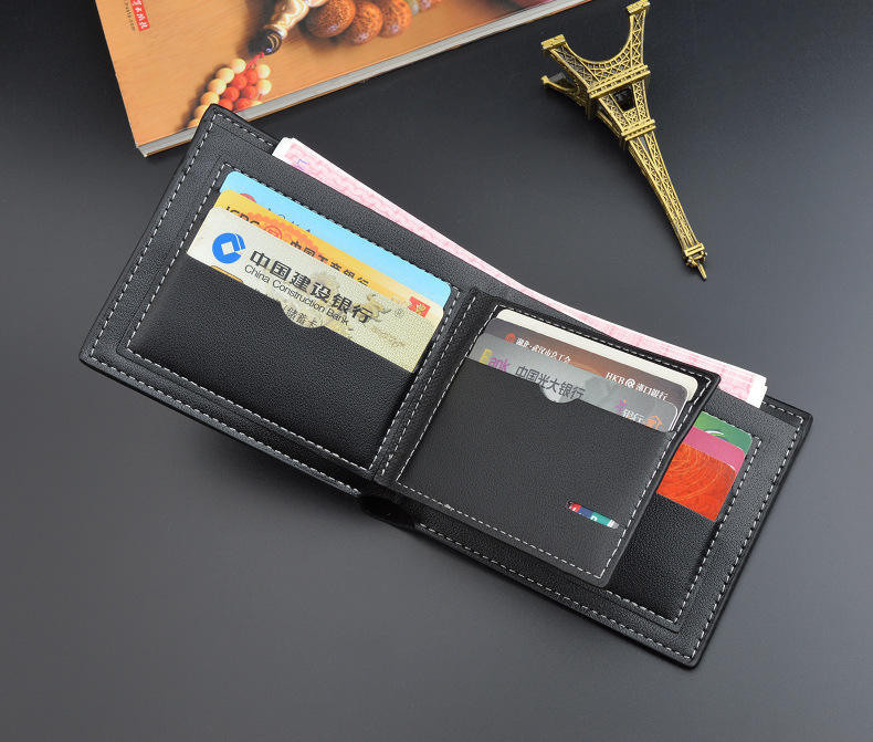 Produk Dompet Lipat Pria Kulit Premium Muat Banyak Kartu Fashionable