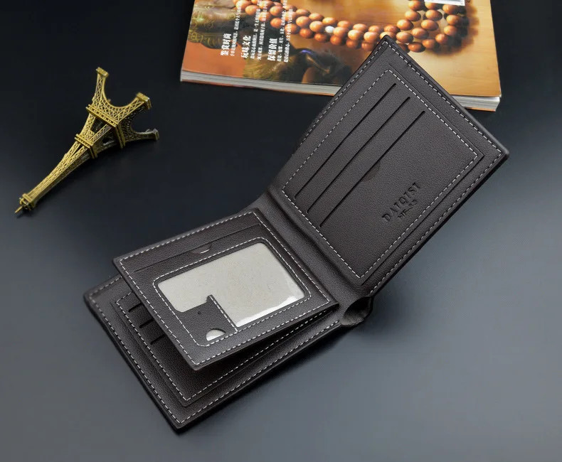 Produk Dompet Lipat Pria Kulit Premium Muat Banyak Kartu Fashionable