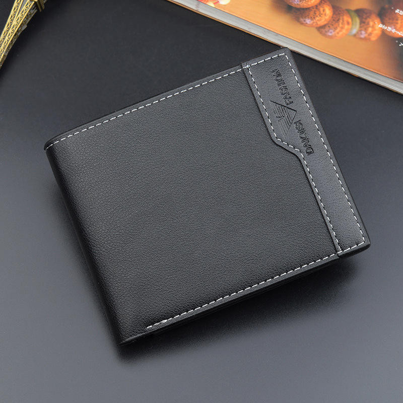 Produk Dompet Lipat Pria Kulit Premium Muat Banyak Kartu Fashionable