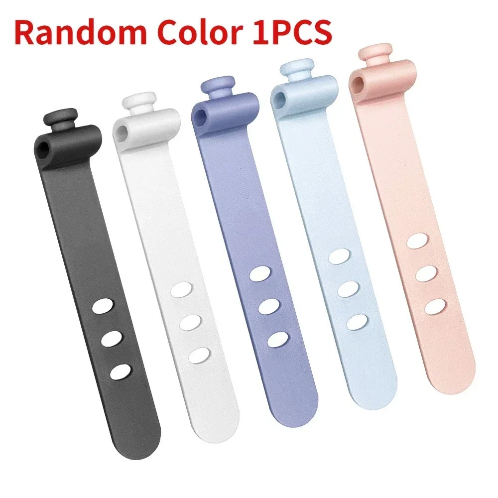 Produk Pengikat Kabel Silikon Warna Warni Strap Cord Organizer Flexible Reusable