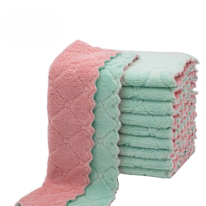 Produk Kain Lap Microfiber Anti Minyak Serbaguna Lap Piring Super Absorban Premium