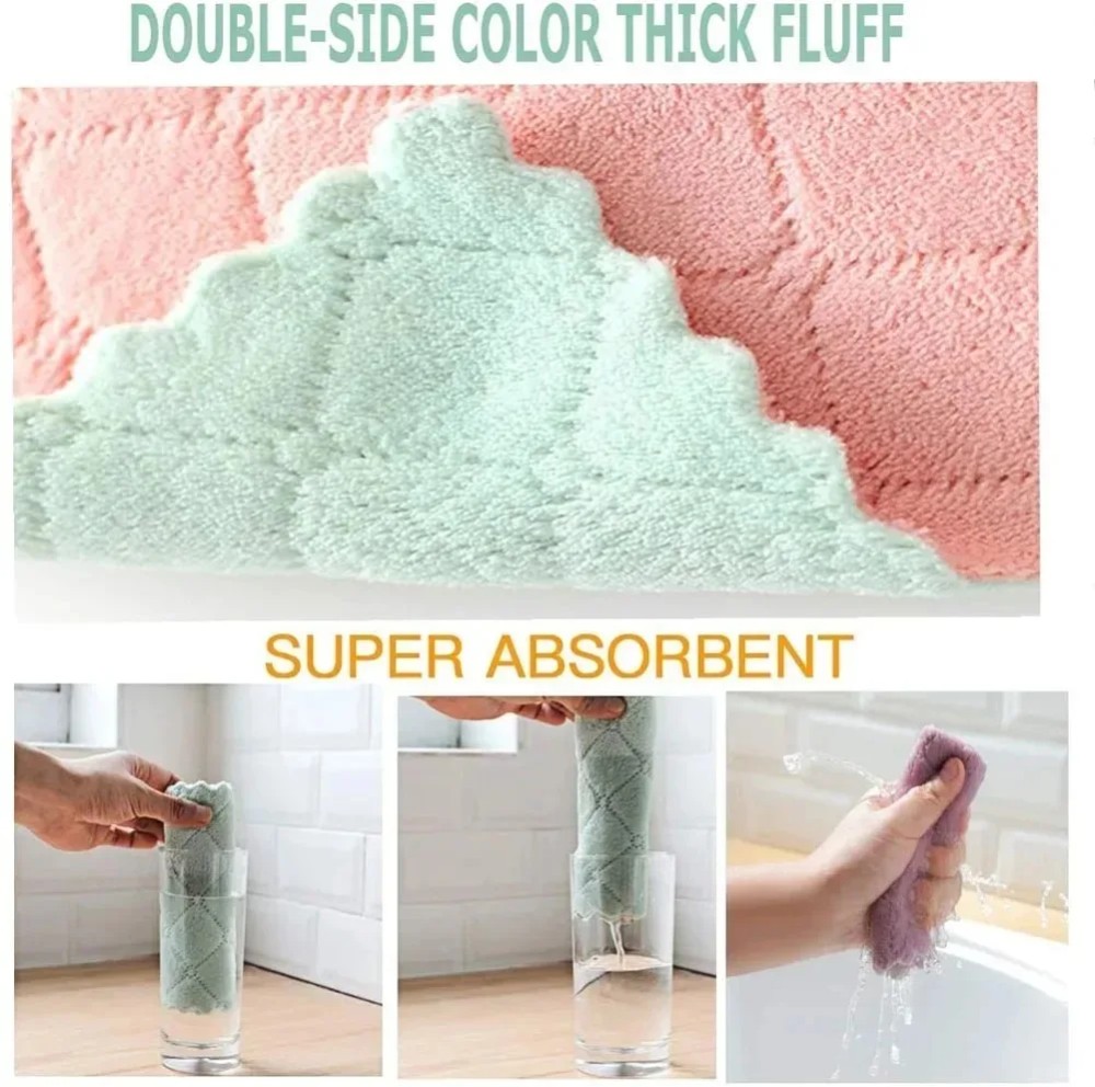 Produk Kain Lap Microfiber Anti Minyak Serbaguna Lap Piring Super Absorban Premium