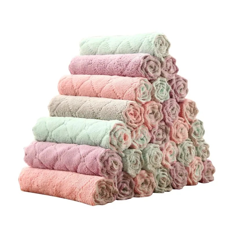 Produk Kain Lap Microfiber Anti Minyak Serbaguna Lap Piring Super Absorban Premium
