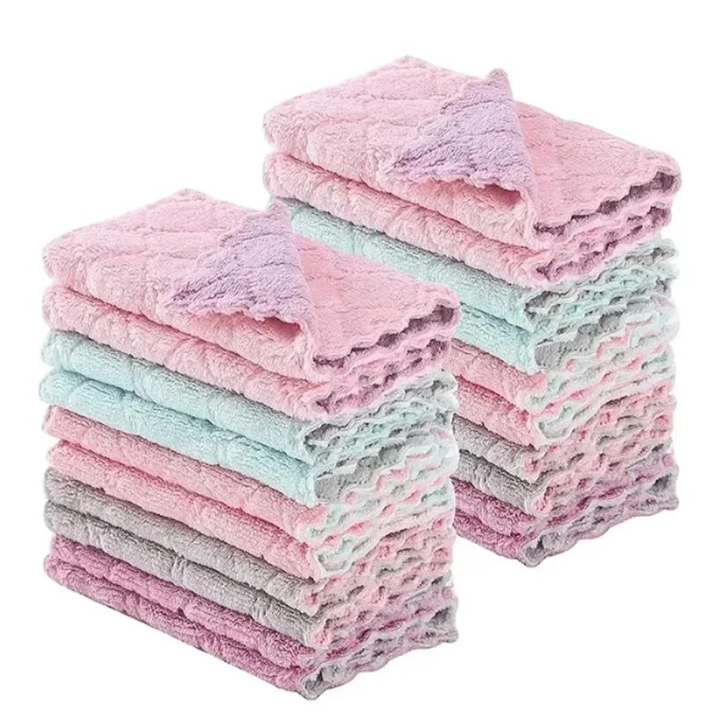 Produk Kain Lap Microfiber Anti Minyak Serbaguna Lap Piring Super Absorban Premium
