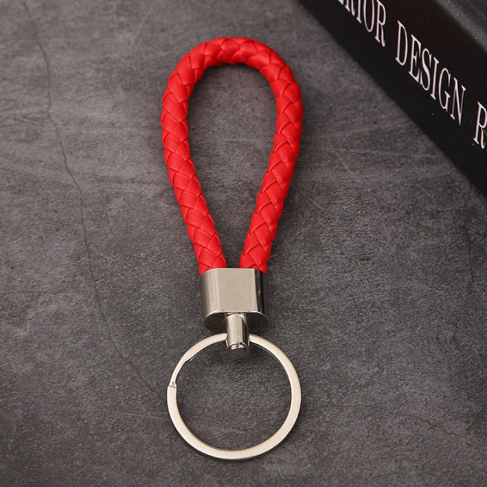 Produk Gantungan Kunci Kulit Kepang Premium Keychain Mobil Motor Leather Braided Strap