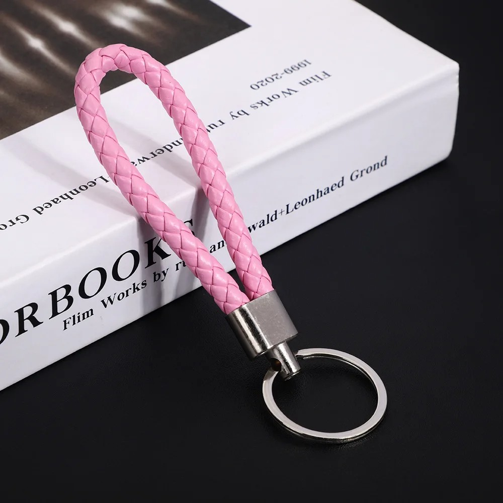 Produk Gantungan Kunci Kulit Kepang Premium Keychain Mobil Motor Leather Braided Strap