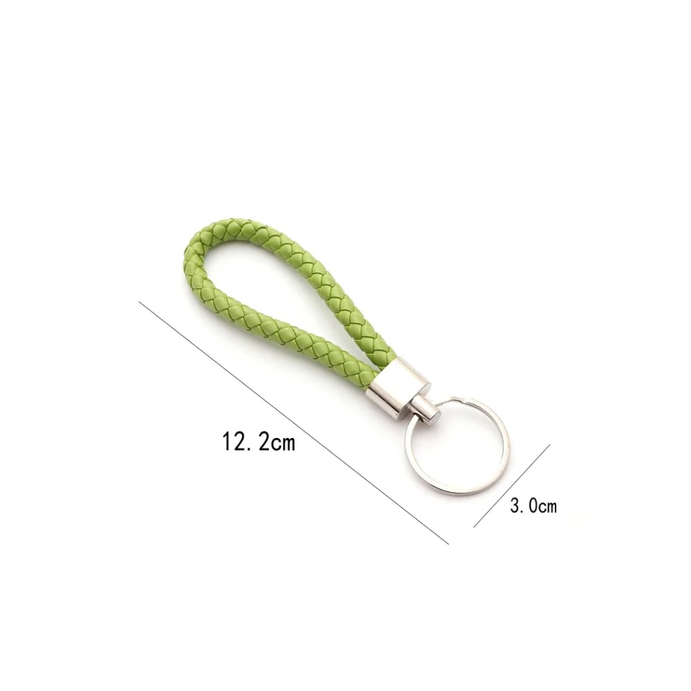 Produk Gantungan Kunci Kulit Kepang Premium Keychain Mobil Motor Leather Braided Strap
