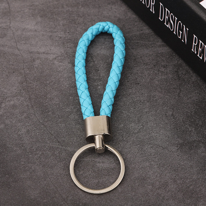 Produk Gantungan Kunci Kulit Kepang Premium Keychain Mobil Motor Leather Braided Strap