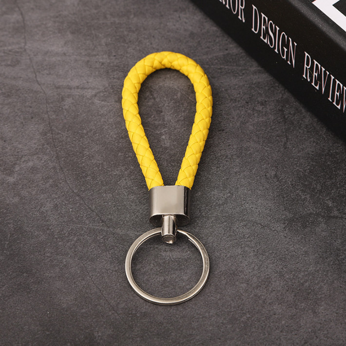 Produk Gantungan Kunci Kulit Kepang Premium Keychain Mobil Motor Leather Braided Strap