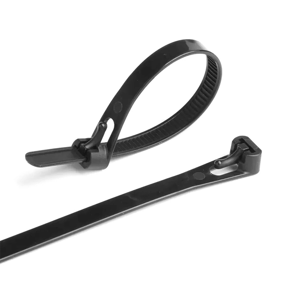 Produk Kabel Ties Reusable 20cm X 7mm Pengikat Kabel Bisa Buka Pasang Nylon Tie