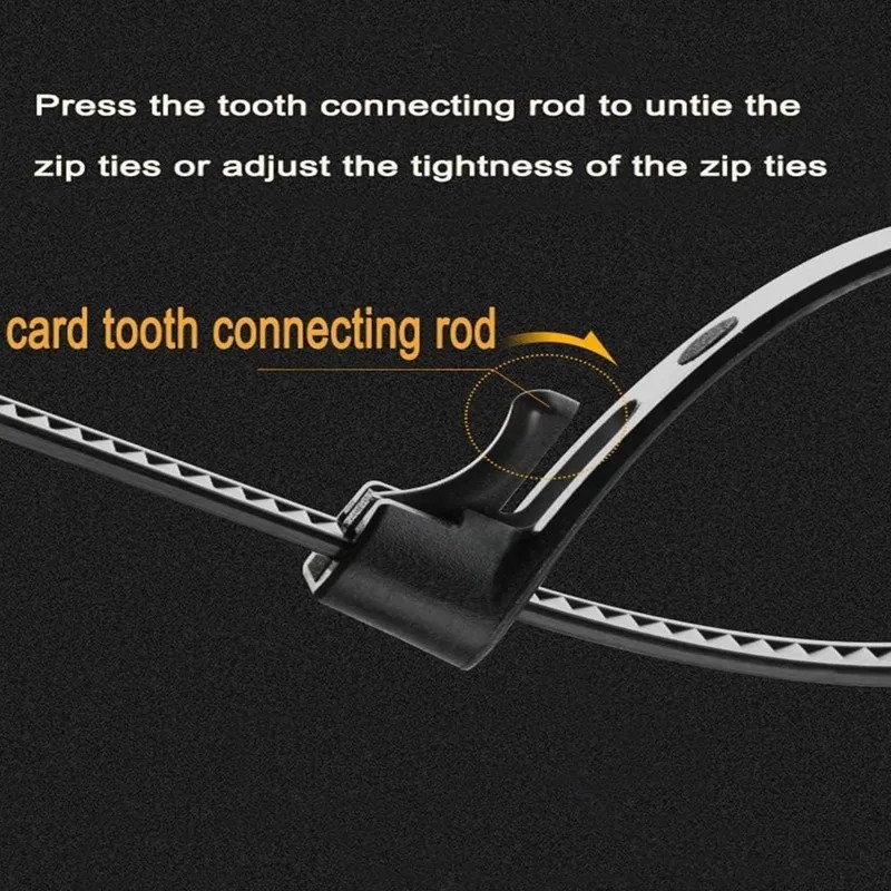 Produk Kabel Ties Reusable 20cm X 7mm Pengikat Kabel Bisa Buka Pasang Nylon Tie