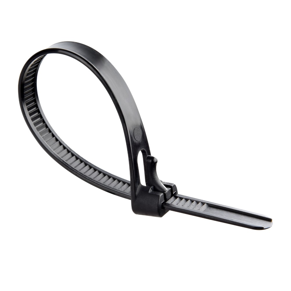 Produk Kabel Ties Reusable 20cm X 7mm Pengikat Kabel Bisa Buka Pasang Nylon Tie