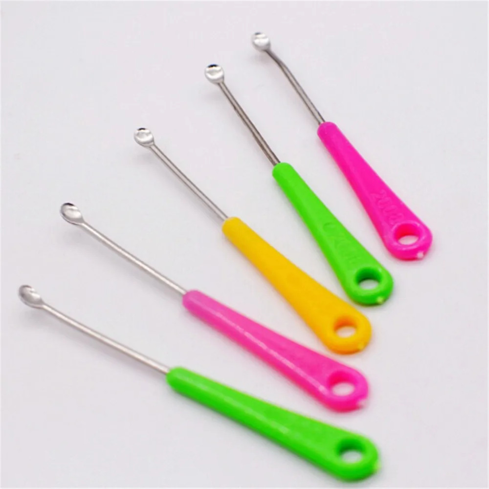 Produk Korek Kuping Stainless Steel 7cm Pembersih Telinga Besi Korek Kuping Mini