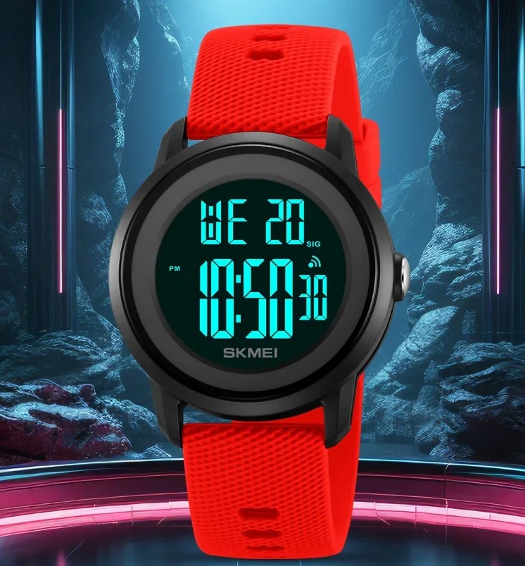 Produk Skmei 2218 Original Jam Tangan Digital Sport Silica Gel Red Black