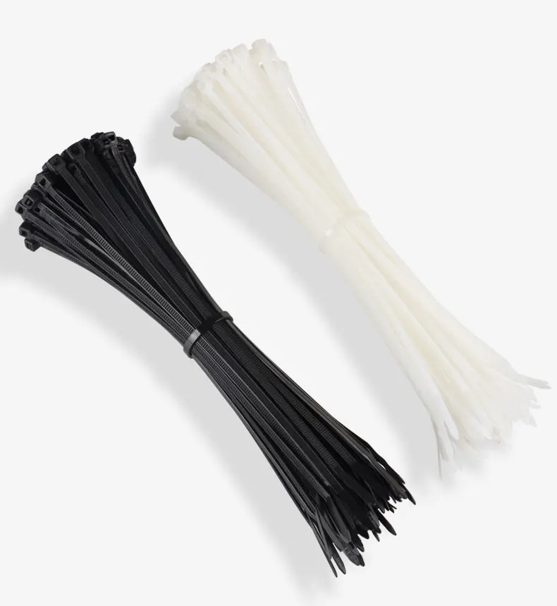 Produk Kabel Ties 100 Nylon Pengikat Kabel Serbaguna Hitam Putih 10cm 15cm 20cm 25cm 30cm