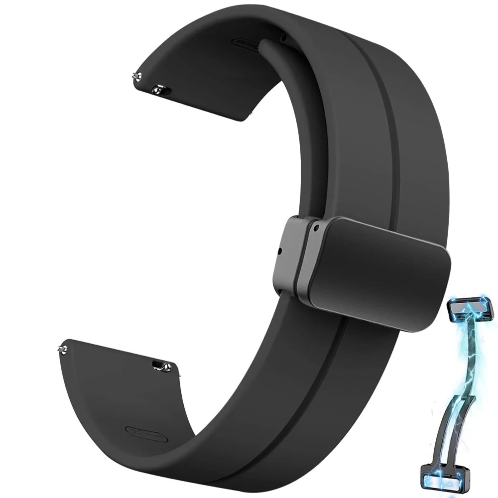 Produk Tali Jam Tangan Silicone Strap Universal 20mm 22mm Quick Release Rubber Soft