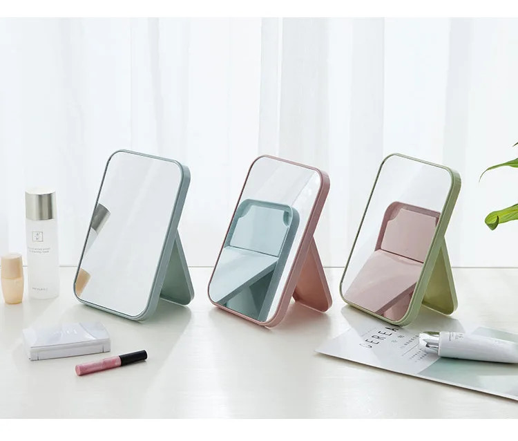 Produk Cermin Lipat Meja Kaca Asli 10x15cm Portable Makeup Mirror Minimalis Aesthetic