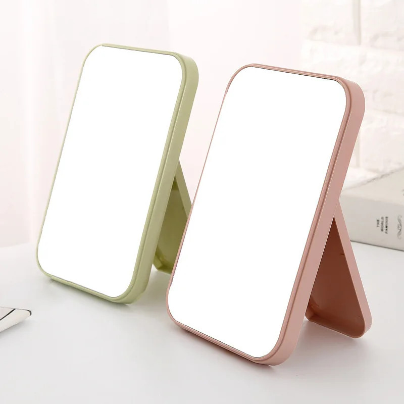 Produk Cermin Lipat Meja Kaca Asli 10x15cm Portable Makeup Mirror Minimalis Aesthetic