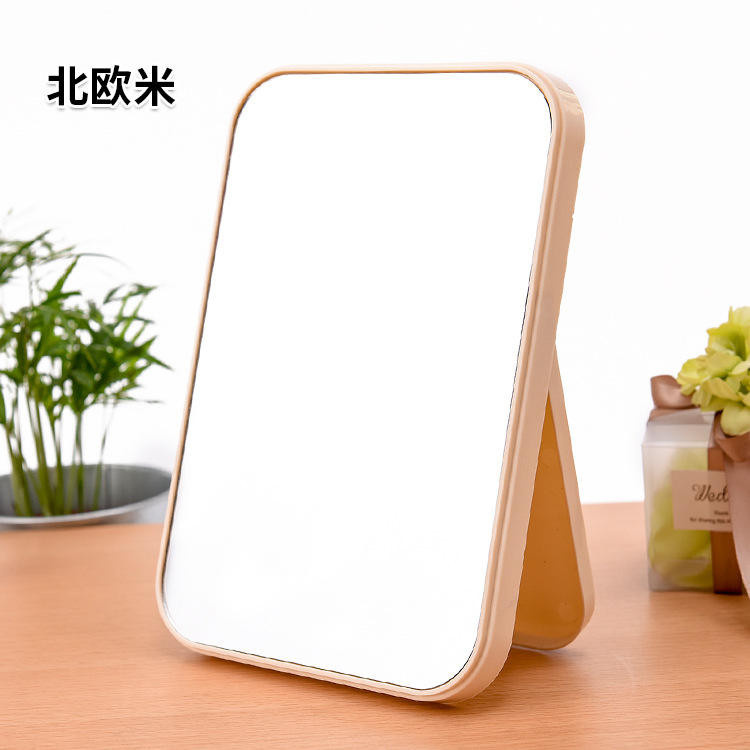 Produk Cermin Lipat Meja Kaca Asli 10x15cm Portable Makeup Mirror Minimalis Aesthetic
