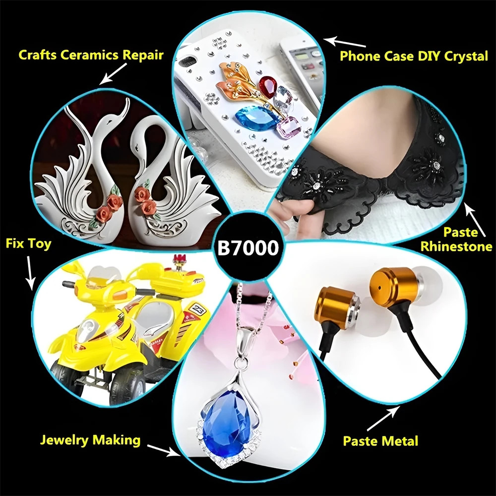 Produk Lem B7000 Bening T7000 Hitam Lem Hp Lcd Touchscreen Craft Diy Jewelry