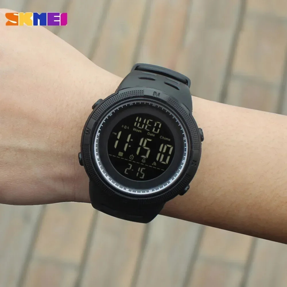 Produk Jam Tangan Pria Digital Sport Original Waterproof 5atm Led Backlight Shock Resistant 1251