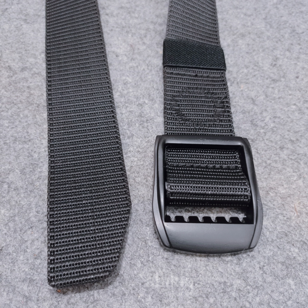 Produk Tali Pinggang Pria Tactical Full Black Kepala Besi Men Belt Canvas Nylon Premium Gesper