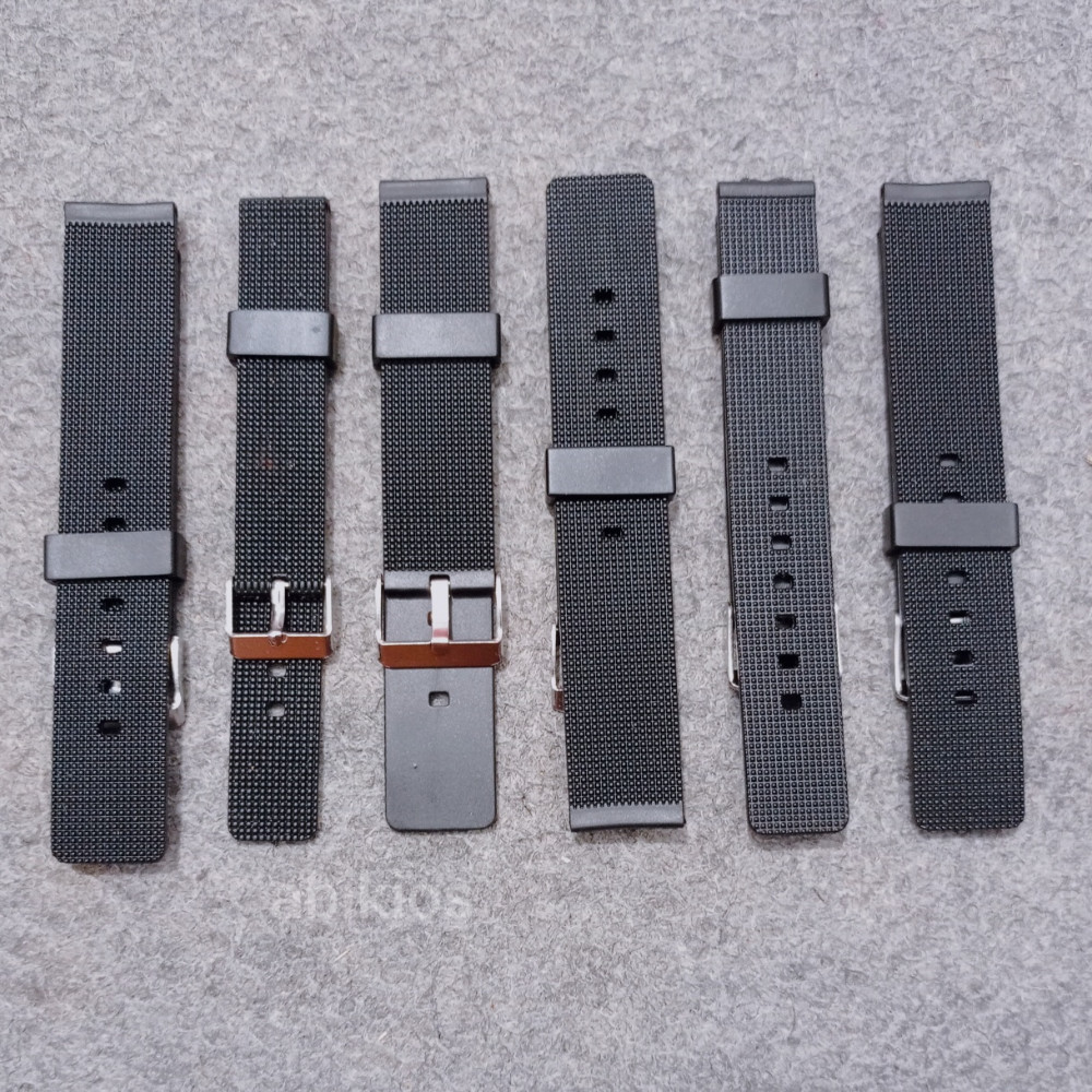 Produk Tali Jam Tangan Karet Rubber Strap Motif Bintik Textured Lug 18mm 20mm 22mm 24mm