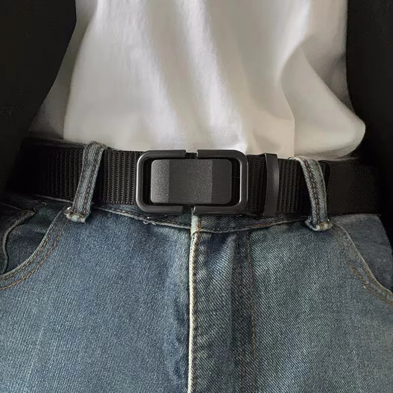Produk Ikat Pinggang Pria Kanvas Gesper Rel Otomatis Tactical Belt - Premium Quality