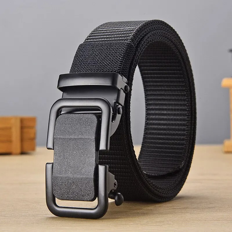 Produk Ikat Pinggang Pria Kanvas Gesper Rel Otomatis Tactical Belt - Premium Quality