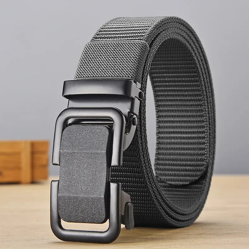 Produk Ikat Pinggang Pria Kanvas Gesper Rel Otomatis Tactical Belt - Premium Quality