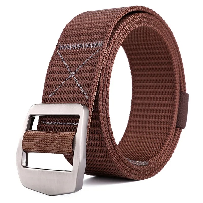 Produk Ikat Pinggang Pria Canvas Nylon Tactical Gesper Geser - Sabuk Minimalis Anti Mengelupas