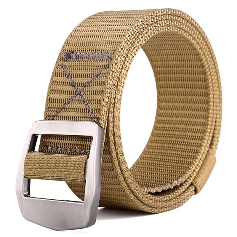 Produk Ikat Pinggang Pria Canvas Nylon Tactical Gesper Geser - Sabuk Minimalis Anti Mengelupas