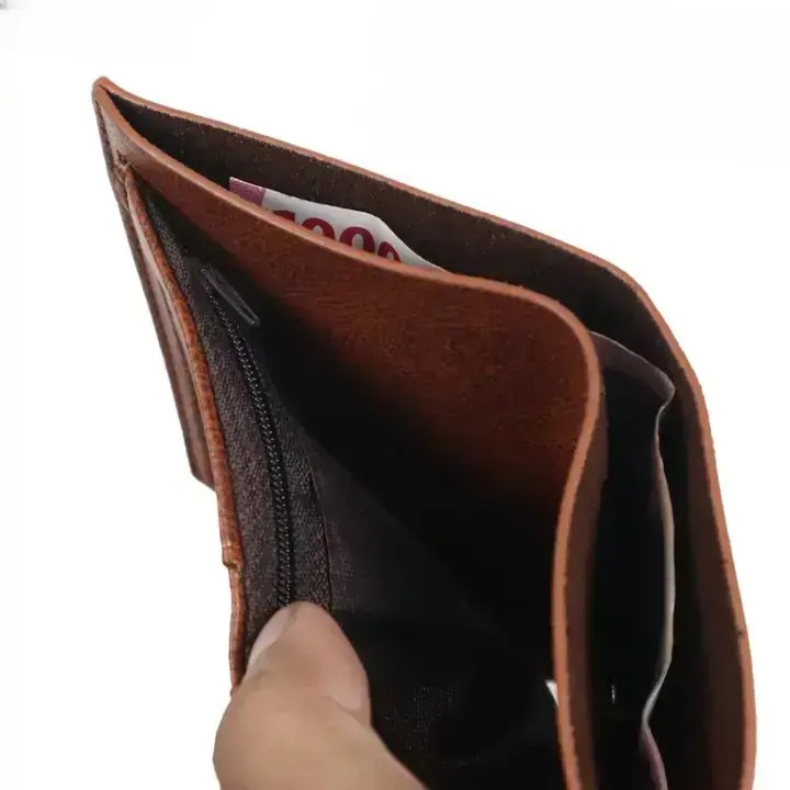 Produk Dompet Pria Wanita Pendek Kulit 2in1 Slot Kartu Depan