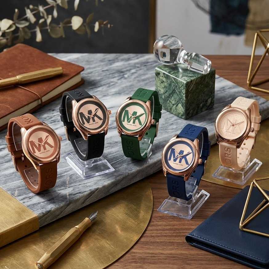 Produk Jam Tangan Wanita Michael Kors Mk Analog Rubber Simpel Elegan