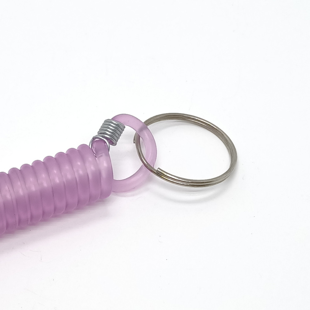 Produk Gantungan Kunci Spiral Elastis per Rainbow Pengait Plastik Kuat - 21 Cm