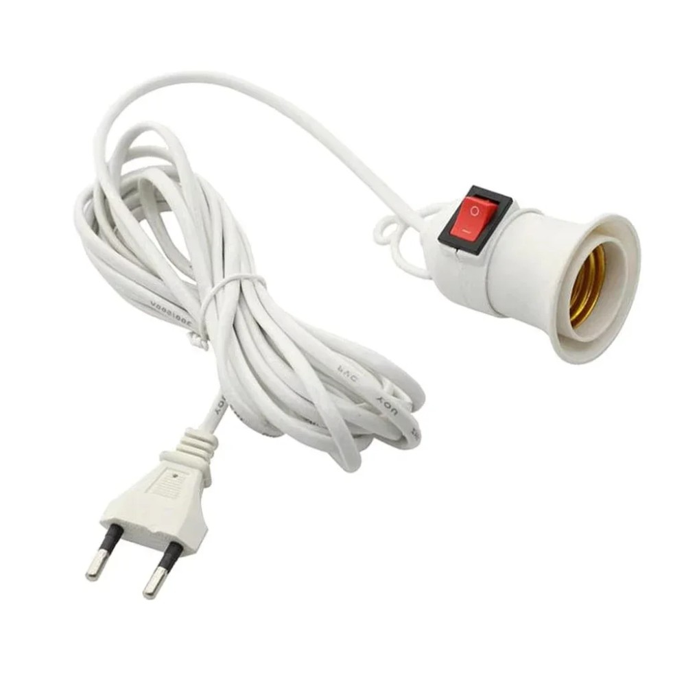 Produk Fitting Lampu Gantung Kabel 3m 5m 10m Plus Saklar On Off E27 Standar Komplit