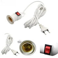 Fitting Lampu Gantung Kabel 3m 5m 10m Plus Saklar On Off E27 Standar Komplit