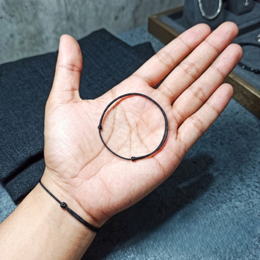 Produk Gelang Tali Prusik Halus Premium 1mm Motif Bintik Minimalis