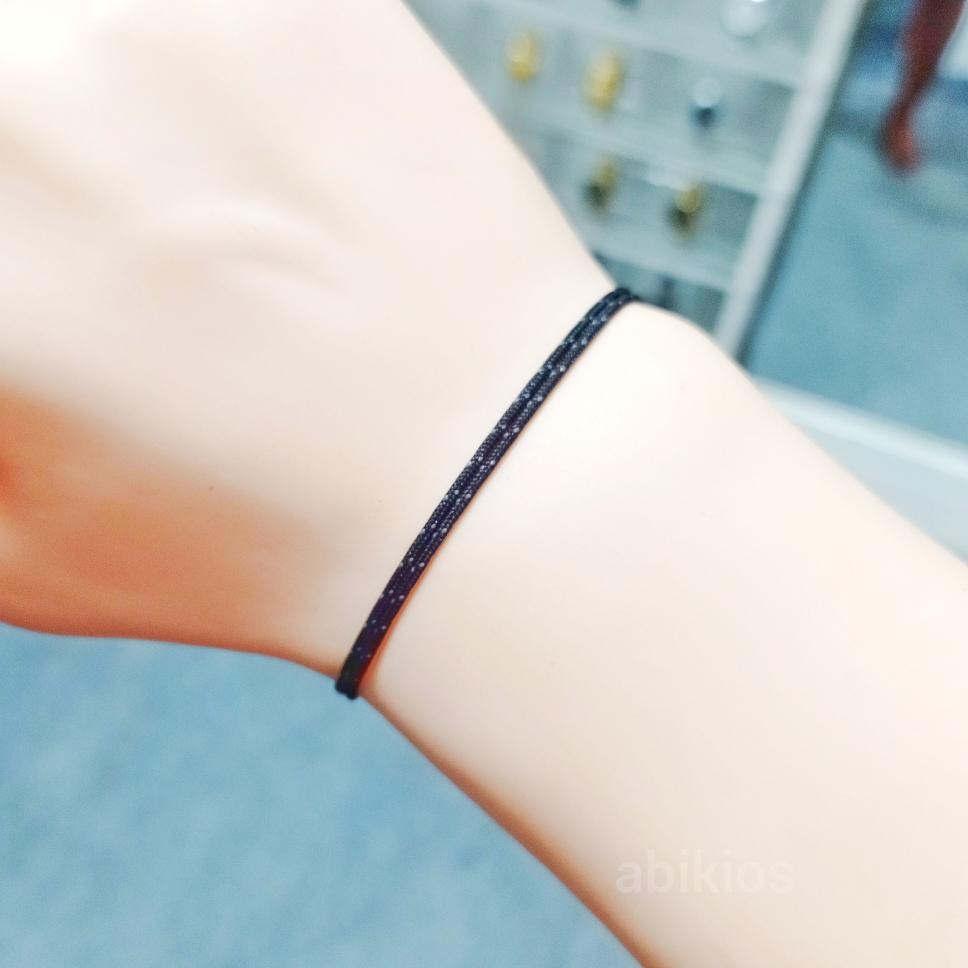 Produk Gelang Tali Prusik Halus Premium 1mm Motif Bintik Minimalis