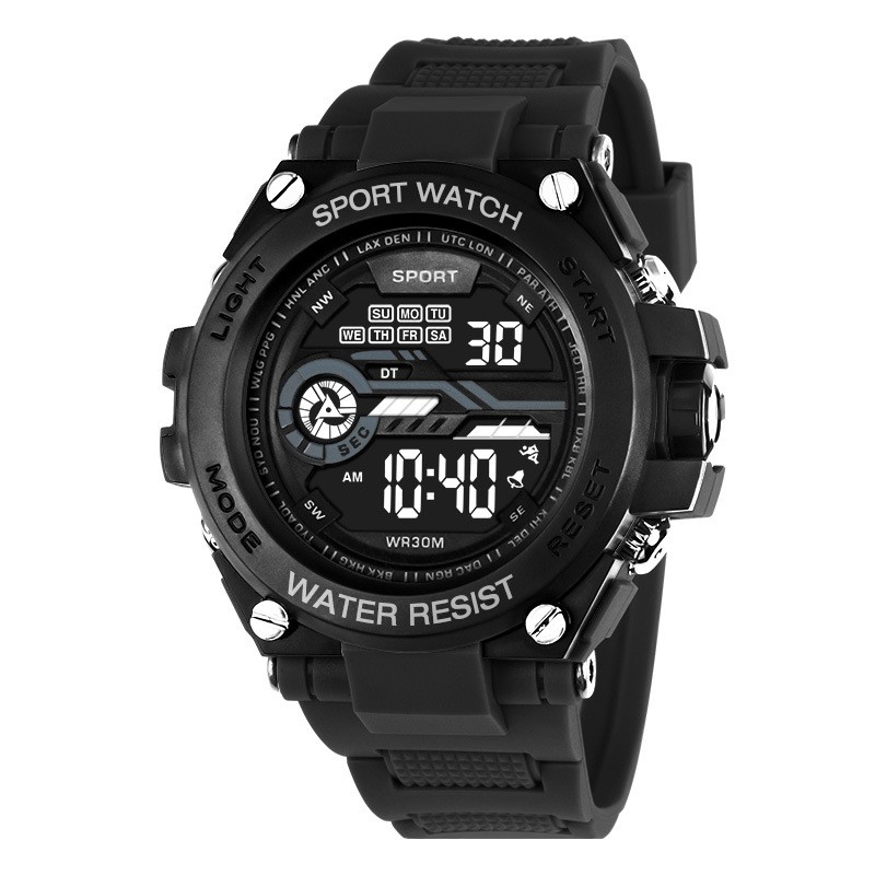Produk Jam Tangan Digital Sport Pria Diameter 5cm Keren
