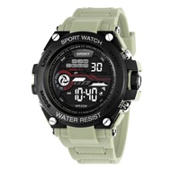 Jam Tangan Digital Khaki Sport Pria Diameter 5cm Keren