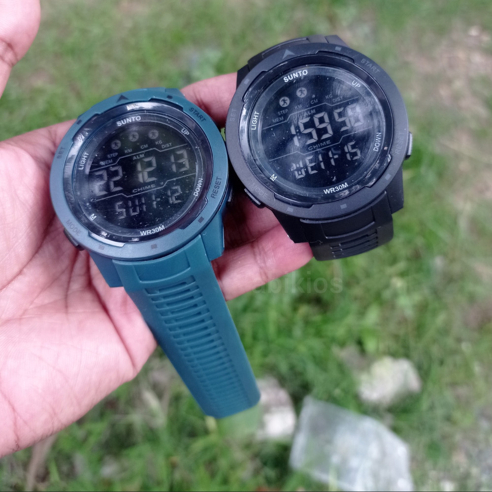 Produk Jam Tangan Pria Digital Sport Desain Tangguh Multifungsi