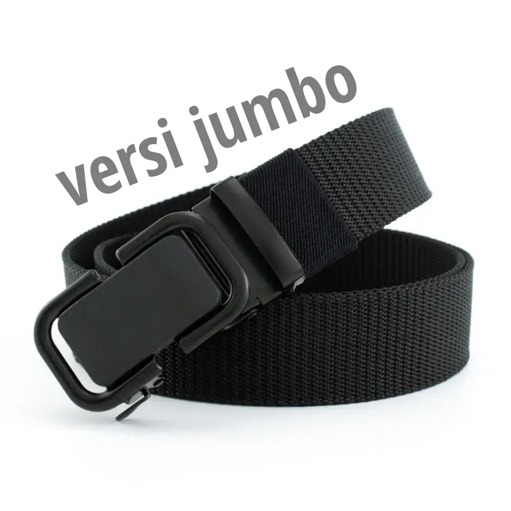 Produk Tali Pinggang Pria Rel Versi Jumbo Nylon Kuat dan Tahan