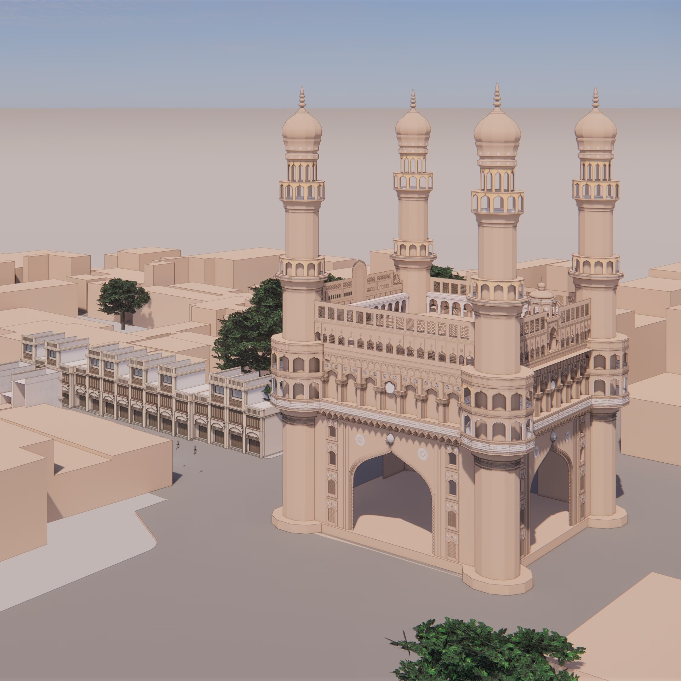 Facade Development Plan for Lad Bazaar