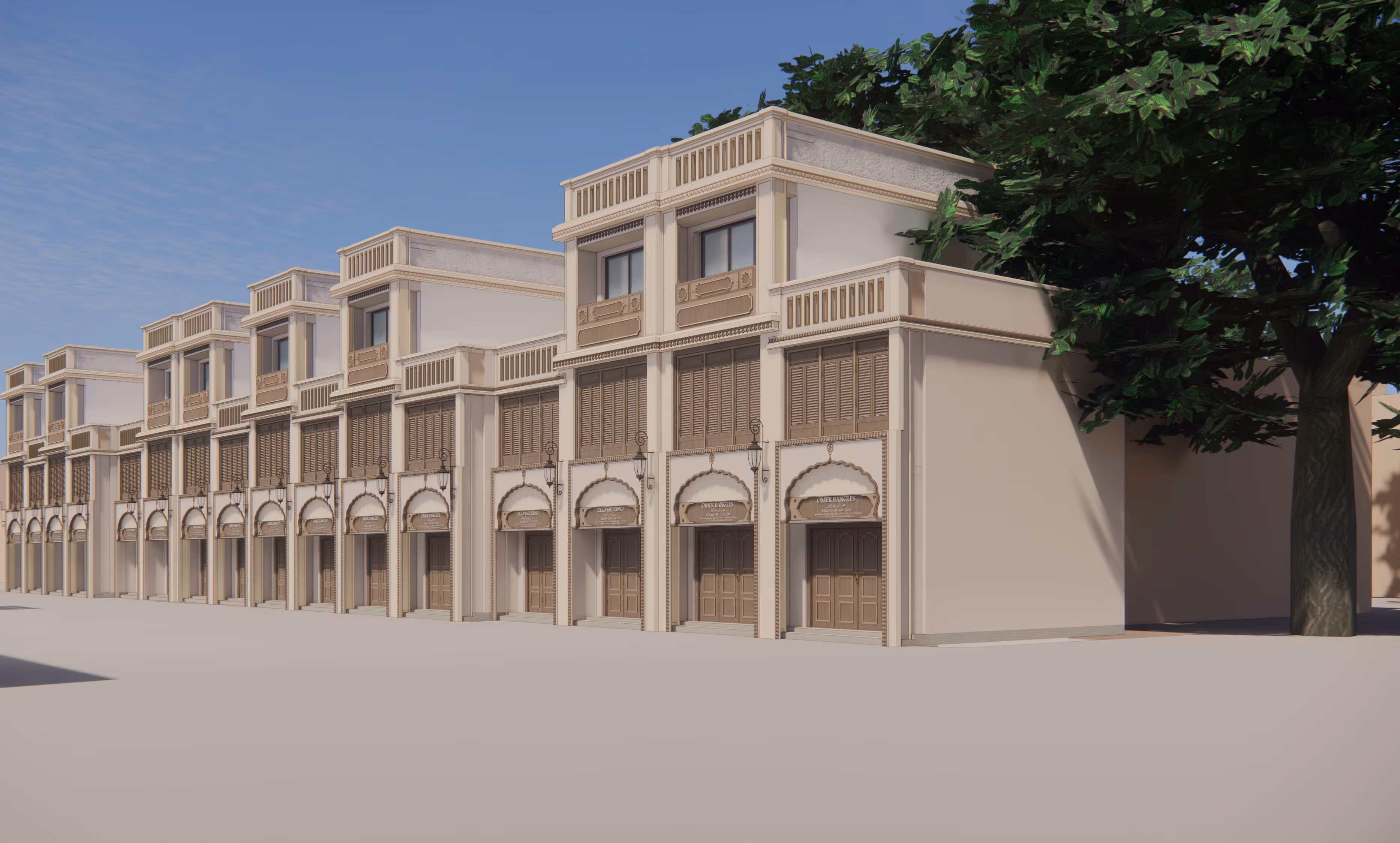 Facade Development Plan for Lad Bazaar