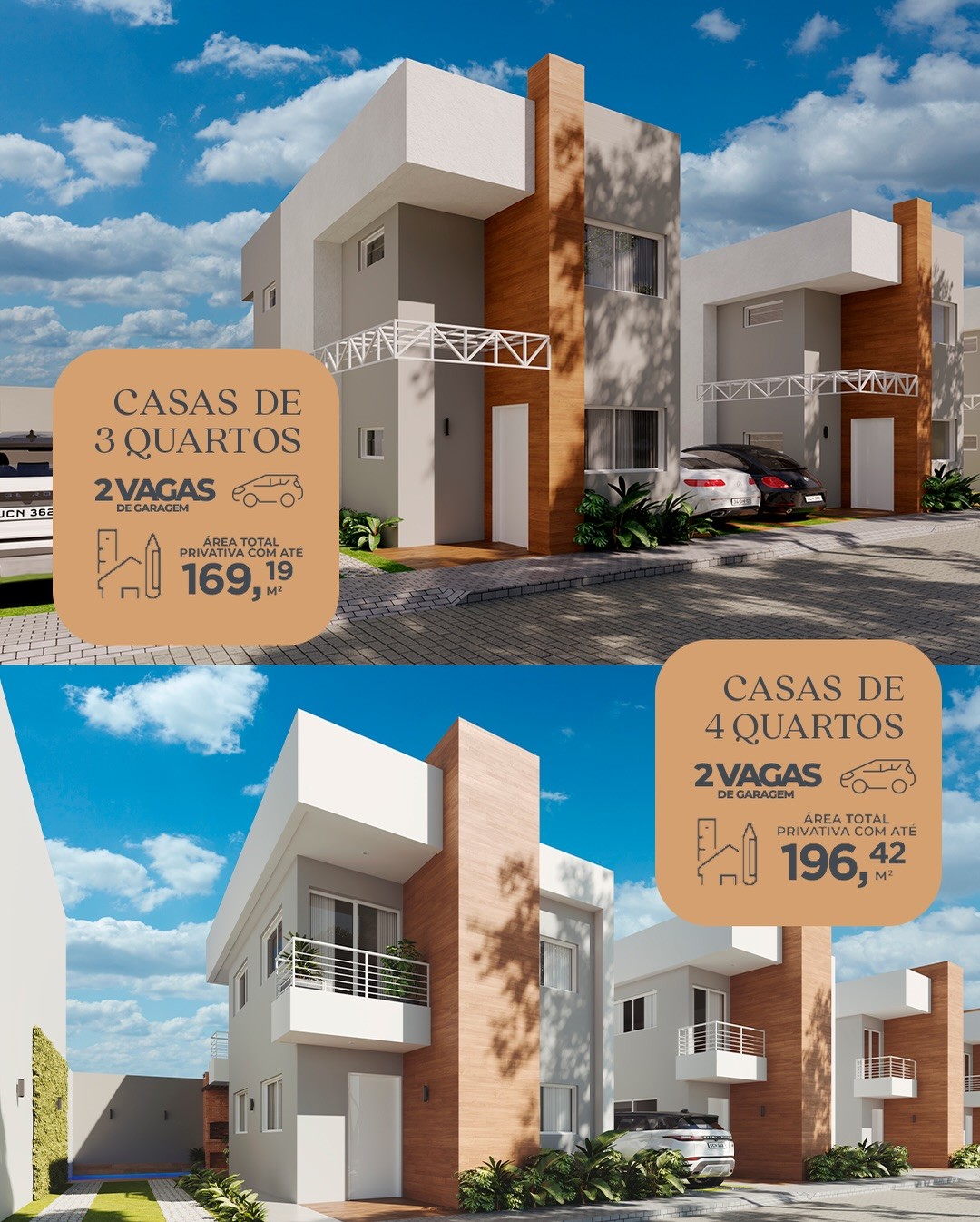 Render externo do Paradise Way Residence — obras em andamento