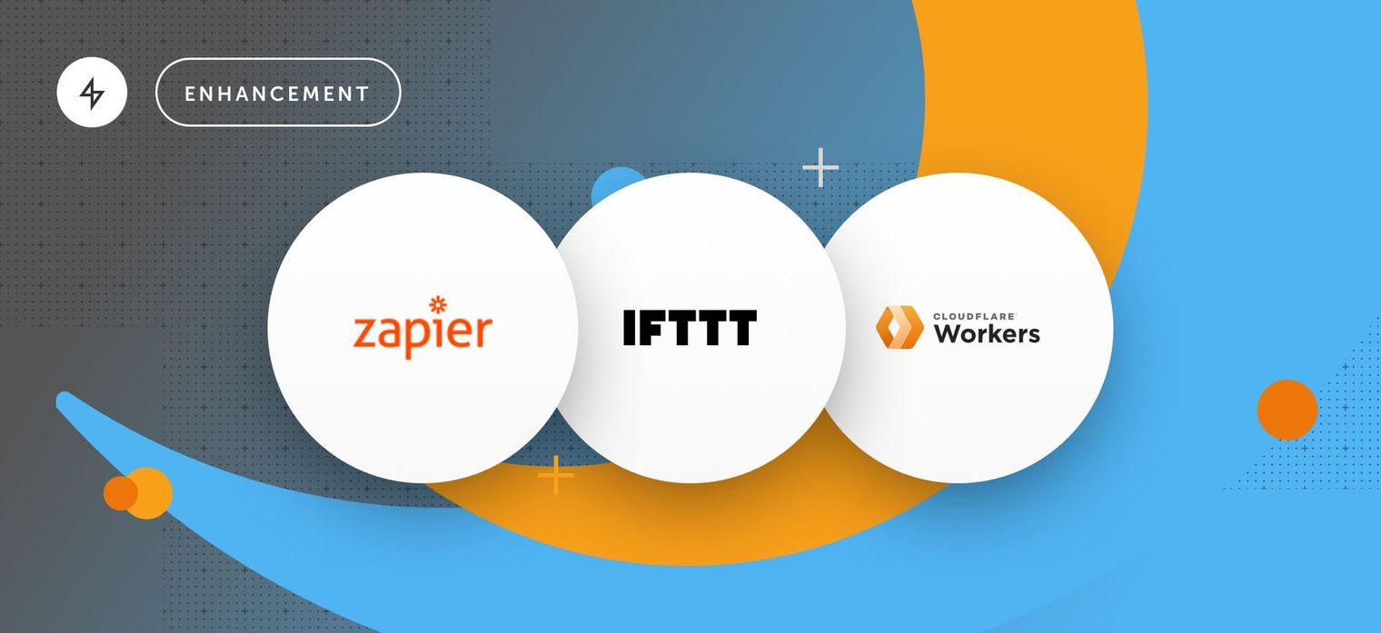 Ably integrates with Zapier, IFTTT, and Cloudfare Workers