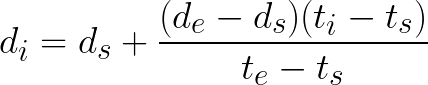 Maths notation to calculate the distance along a route