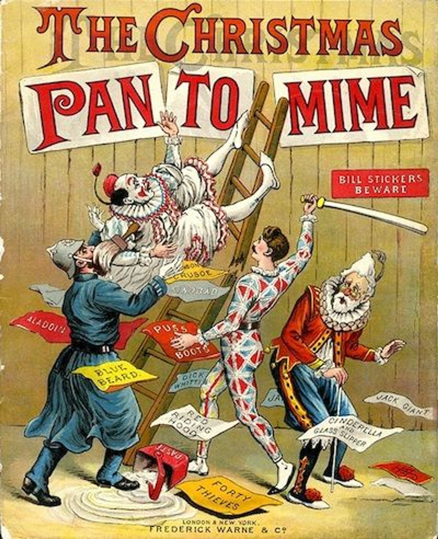 A traditional Christmas pantomime illustrates early audience engagement